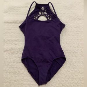 Dark purple ballet leotard, size small